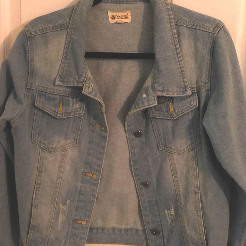 Event Blossom Custom Denim Jacket